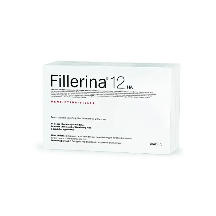 Fillerina Densifying Filler Grado 5 Trattamento Viso Riempitivo Rughe 2x30 ml - Siero