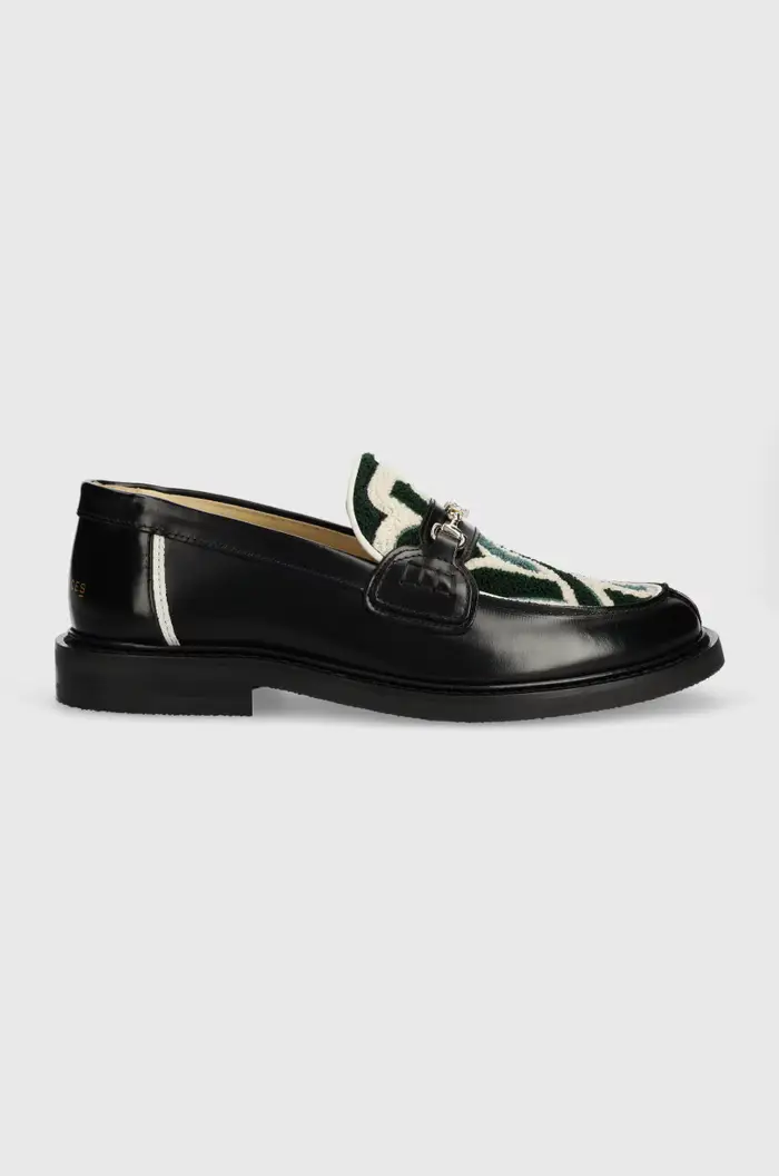 Filling Pieces mocassini in pelle Loafer Gowtu Nero