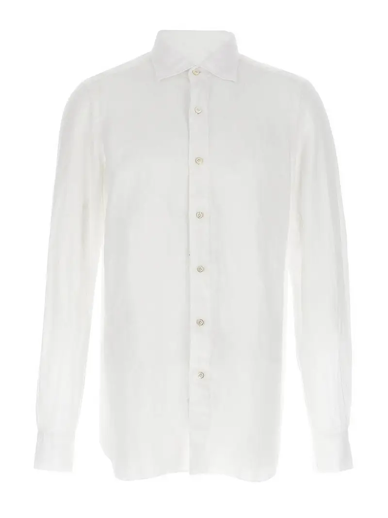Finamore 1925 Camicia Gaeta Bianco