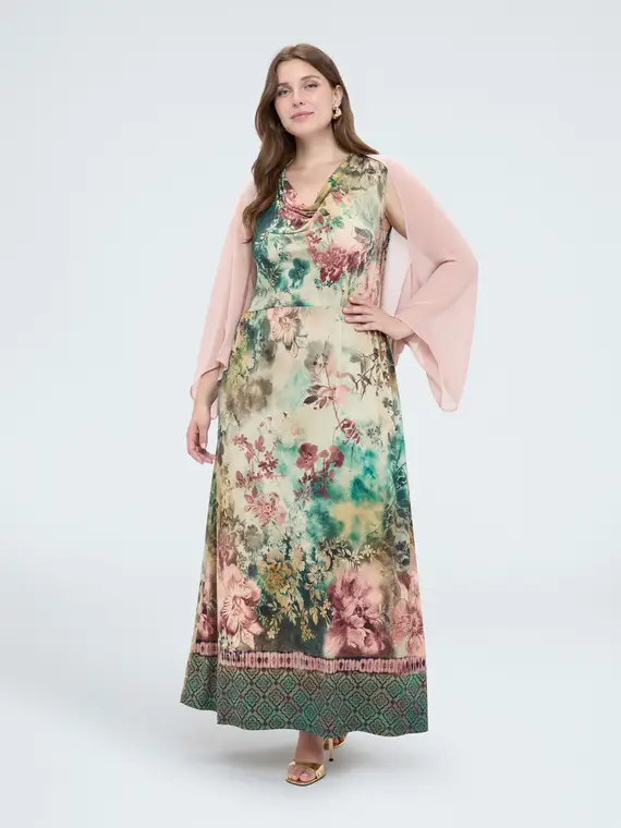 Fiorella Rubino Coprispalle asimmetrico aperto Donna, Rosa