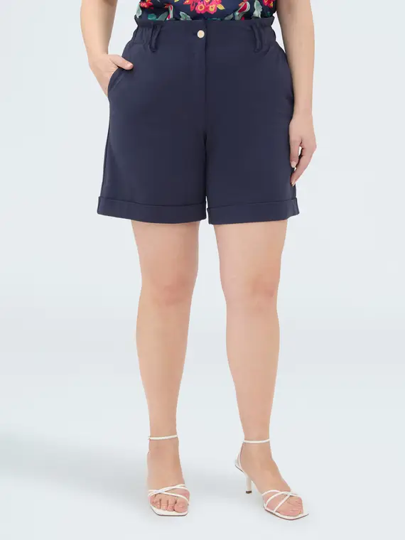 Fiorella Rubino Pantaloni Bermuda in Punto Milano Donna, (60-62 IT)
