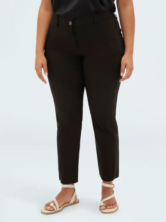 Fiorella Rubino Pantaloni modello New York Donna, Nero (52-54 IT)