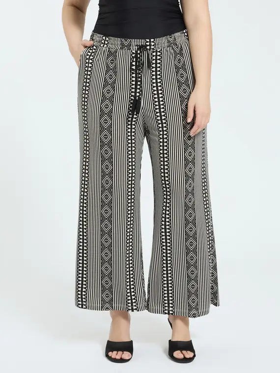 Pantaloni palazzo in jersey Donna, (60-62 IT)