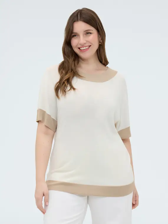 Fiorella Rubino T-shirt Donna Beige 4388823