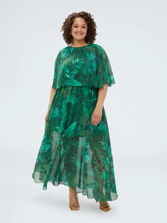 Fiorella Rubino Vestito lungo Dream stampa tropical Donna, (60 IT)