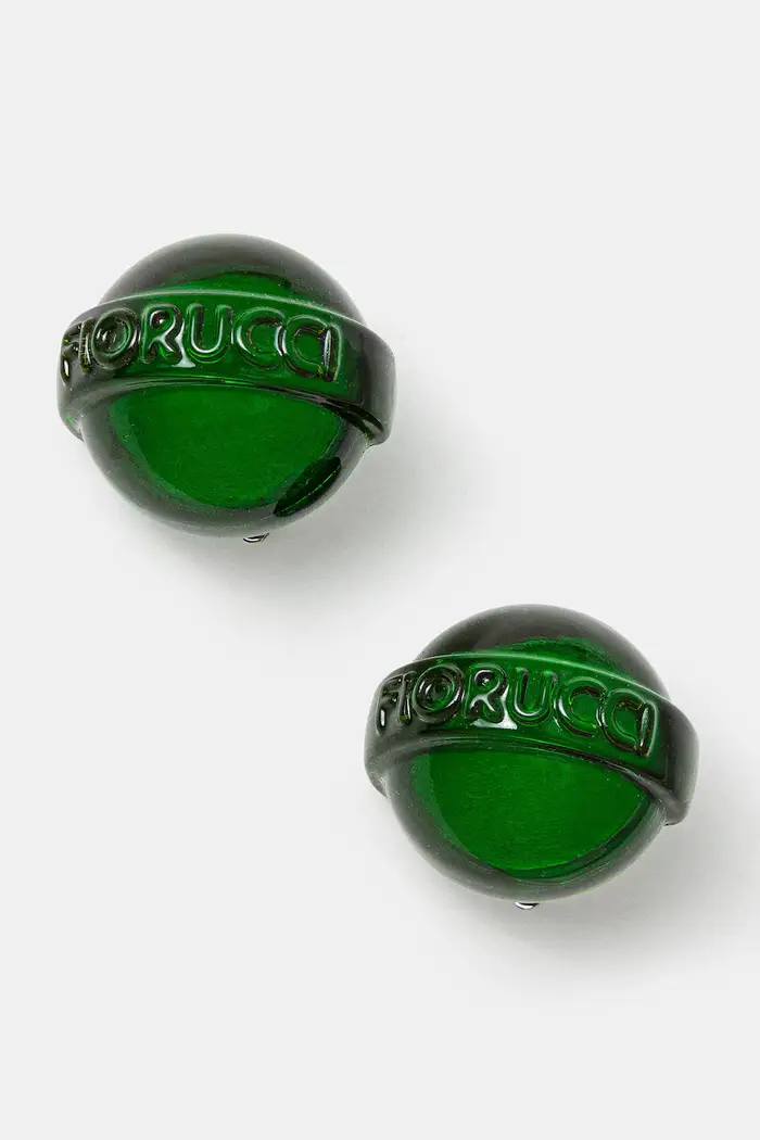 Fiorucci clip per le orecchie Mini Lollipop Verde