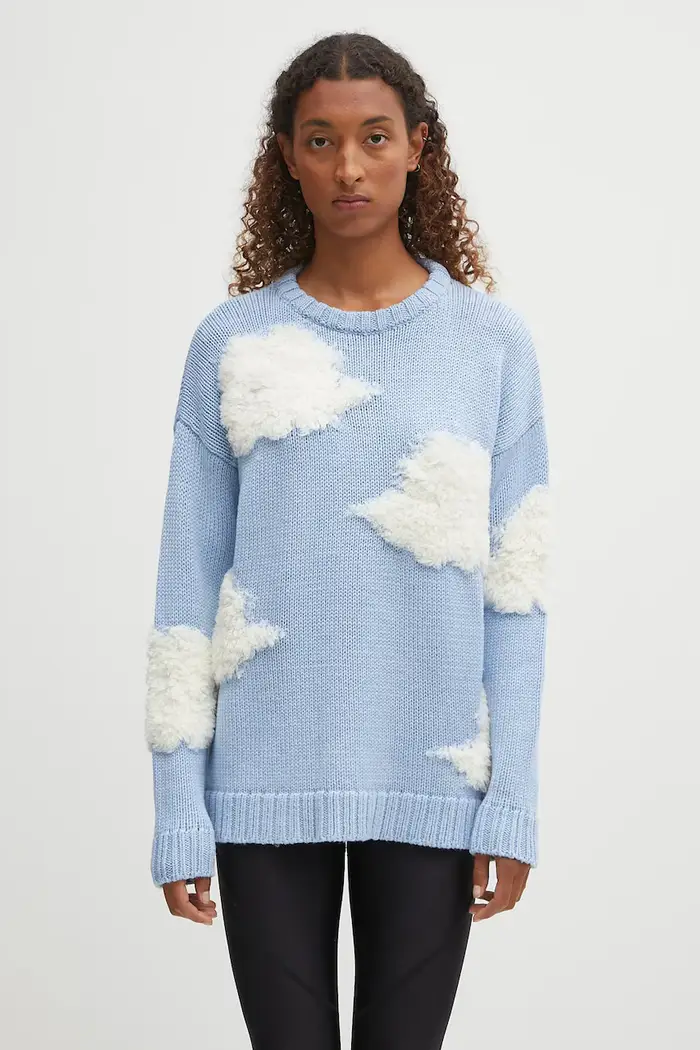 Fiorucci maglione in lana Cloud Blu