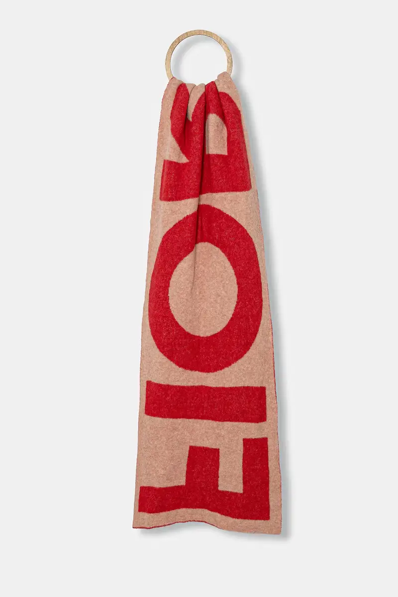 Fiorucci sciarpa con aggiunta di lana Alpaca Scarf Rosso