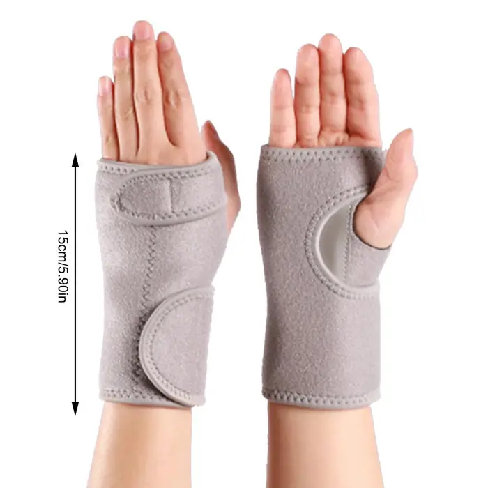 2 Pezzi Tutore per Polso con Piastra in Acciaio per Tunnel Carpale Regolabile Traspirante per Dormire di Notte