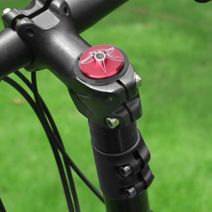 Fishine 44mm56MM Lega di Alluminio Forcella Anteriore Manubrio Serie Sterzo Sostituzione Accessorio Bicicletta(rosso)