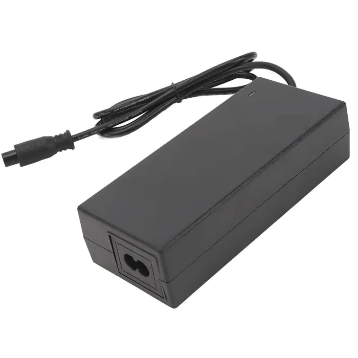 Fishine Caricabatterie da 36 V 2 A per auto elettrica, scooter, caricabatterie, adattatore di alimentazione con uscita a 3 poli da 8 mm