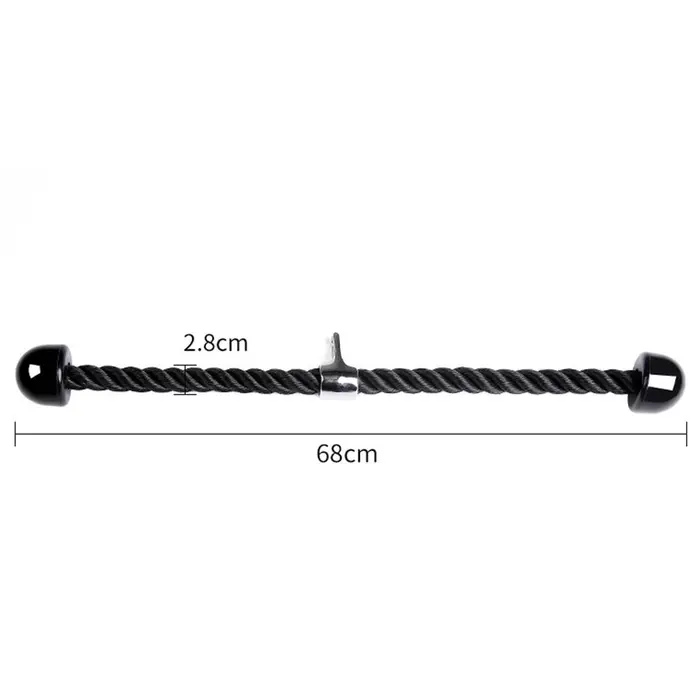 Fishine Corda Tricipiti Heavy Duty Addominali Crunches Cavo Pull Down Laterali Bicipiti Allenamento Muscolare Fitness