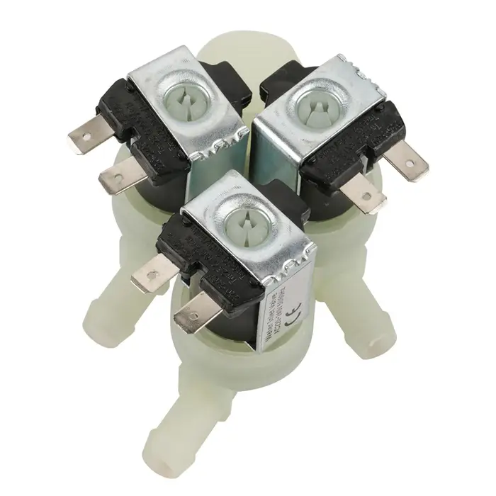 Fishine Elettrovalvola a 3 Vie Ingresso Acqua NC Normalmente Chiusa AC 220V G34