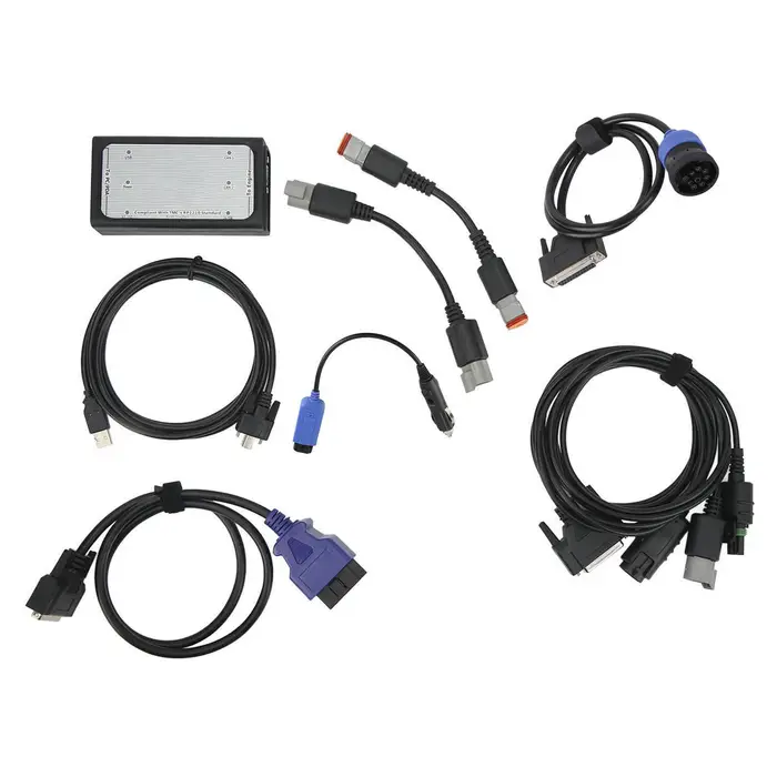 Fishine Kit Adattatore Dati Collegamento 6 Cilindri Strumento Diagnostico Scanner per Camion Pesanti Sostituzione per Motore