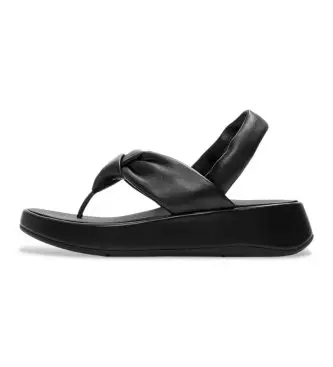 Fitflop per donna A2A-001 Sandali F-Mode Knot in pelle nera, Nero, 1 a 3 cm, Nessuno, Casual Cammello