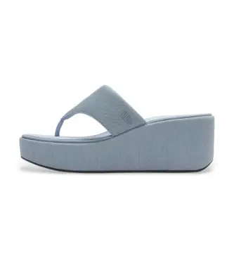 Fitflop per donna A5H-E01 Sandali da cowboy blu, 3 a 5cm, Nessuno, Casual