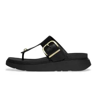 Fitflop per donna B1H-001 Sandali Gen FF Buckle in pelle nera, Nero, 1 a 3 cm, Nessuno, Casual Cammello