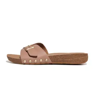 Fitflop per donna HF1-A86 Sandali iQushion in pelle marrone, 1 a 3 cm, Casual
