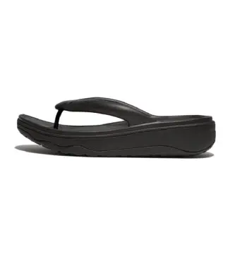 Fitflop per donna HF4-001 Sandali Relief Recovery neri, Nero, Nessuno, Casual Naturale