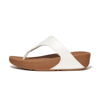Fitflop per donna I88-024 Sandali Lulu in pelle bianca, Bianco, 1 a 3 cm, Nessuno, Casual