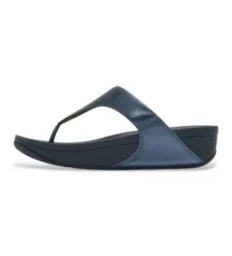 Fitflop per donna I88-D57 Sandali Lulu in pelle blu, 3 a 5cm, Nessuno, Casual