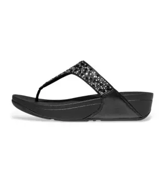 Fitflop per donna JE3-090 Sandali neri Lulu Cristal, Nero, 3 a 5cm, Nessuno, Casual Naturale
