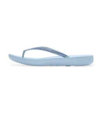 Fitflop per donna R08-D50 Infradito iQushion Sparkle blu nuvola, Basso, Nessuno, Casual, Beachwear