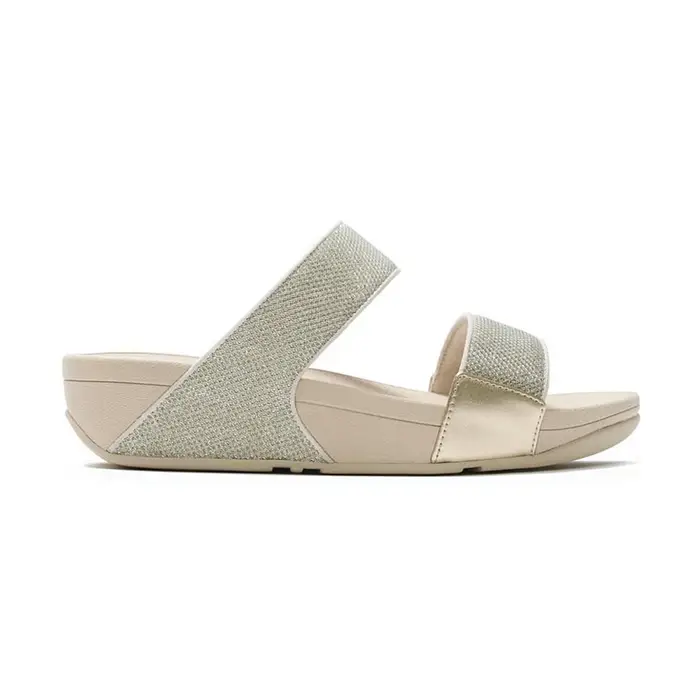 FitFlop Sandali con zeppa a4y platino Oro
