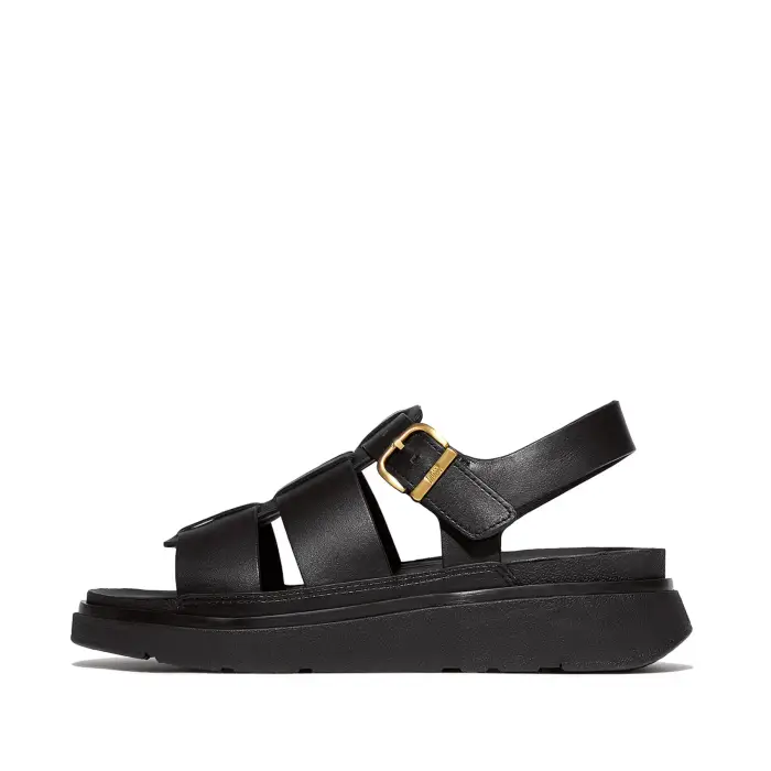 Sandali con zeppa stile pescatore donna FitFlop Gen-FF Noir