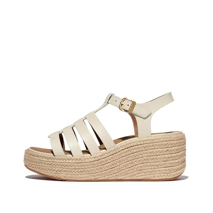 Sandali con zeppa stile pescatore donna FitFlop Platfforms Beige