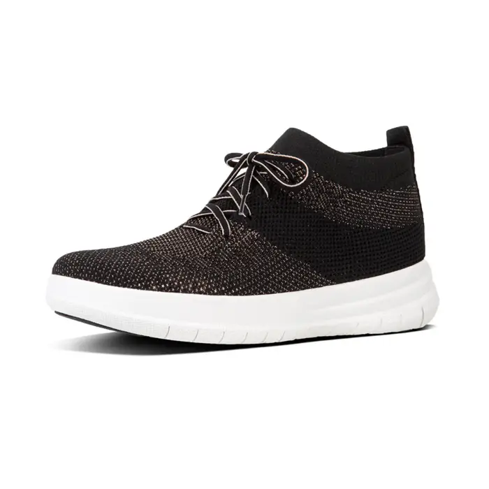 Scarpe da basket alte da donna FitFlop Uberknit™ Noir