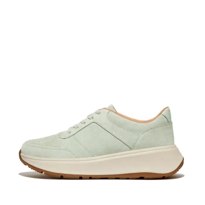 Scarpe da basket da donna in pelle scamosciata FitFlop F-Mode Rose