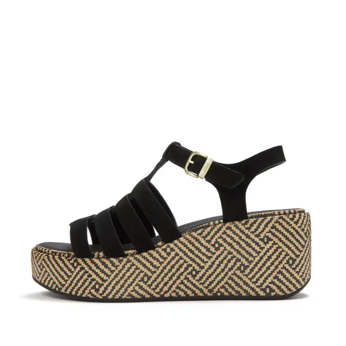 Zeppe da donna FitFlop PlatFForms Noir