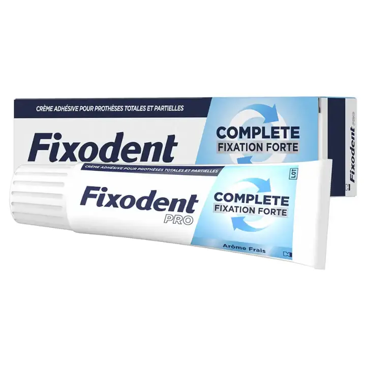 Fixodent Pro Crema Adesiva Completa Fissaggio Forte Aroma Fresco 47g
