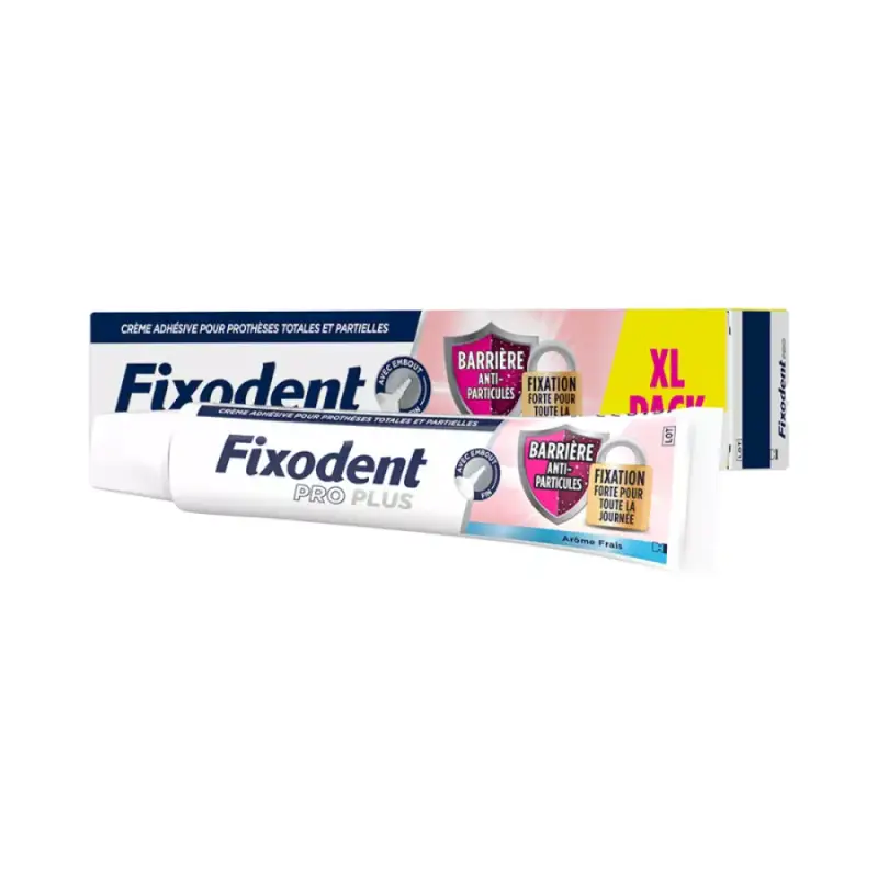 Fixodent Pro Plus Crema Adesiva per Protesi Totali & Parziali 57g