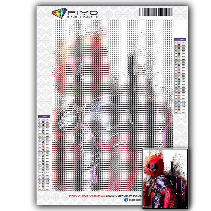 FIYO Diamante ricamo Spiderman 5D fai da te diamante pittura punto croce strass Full Square 50X70CM