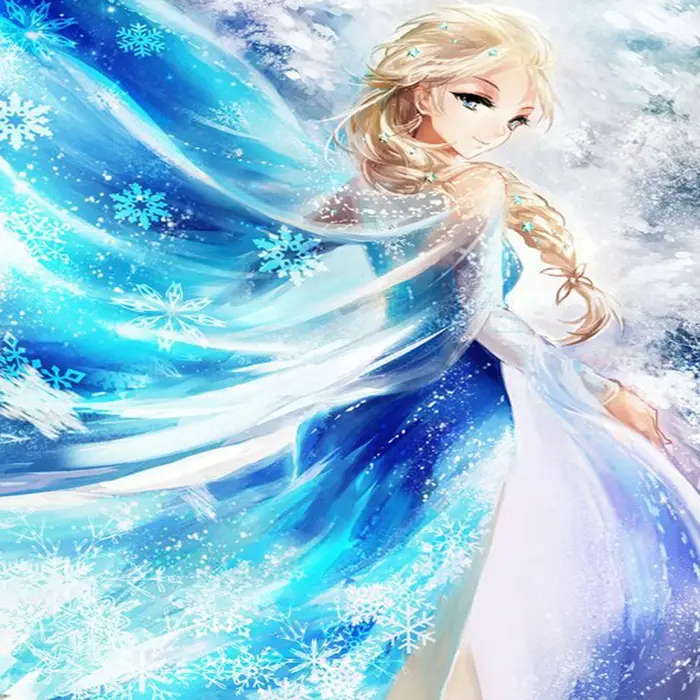 FIYO Diamond painting product Kit punto croce Ricamo diamante fai da te Principessa della neve e del ghiaccio Pittura diamante Mosaico
