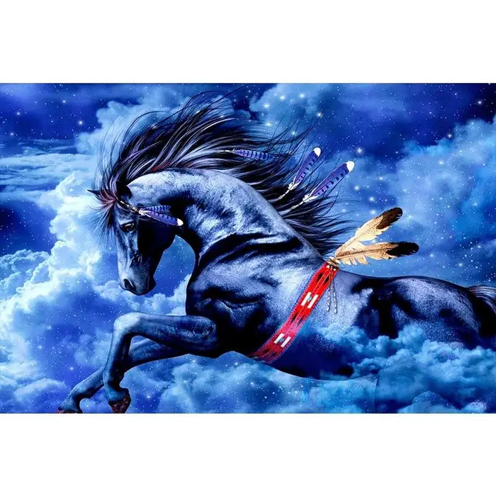FIYO Diamond painting product Pittura diamante 5D fai da te cavallo stellato ricamo punto croce strass mosaico decorazioni per la casa