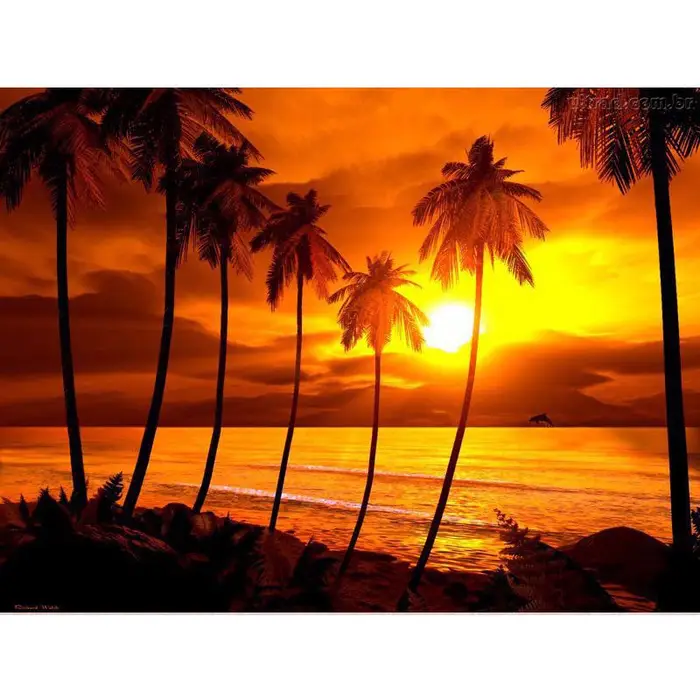 FIYO Diamond painting product Pittura Diamante 5D Fai da Te Fatto a Mano Scenico Tramonto Punto Croce Set Diamanti Ricamo Diamante 20X30CM