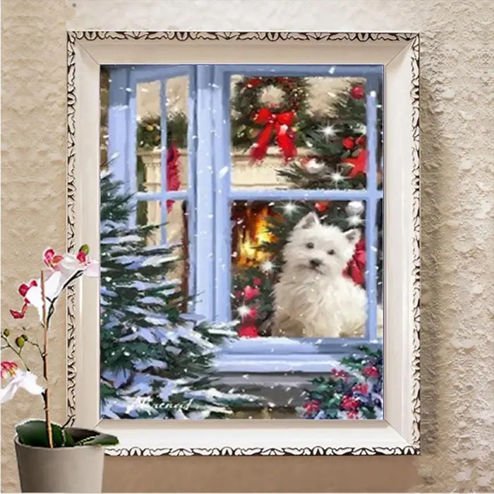 Pittura Diamante a Trapano Quadrato Completo 5d Paesaggio Decorazione Arte Murale Fai da Te Ricamo Diamante Regalo Fatto a Mano Full Square (20X30CM)