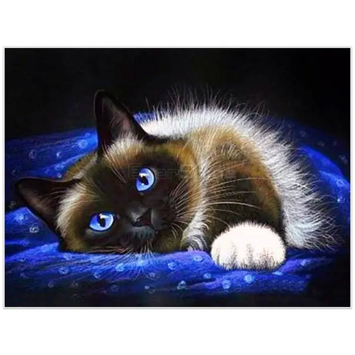 FIYO Diamond painting product Ricamo Diamante Gatto Pittura Diamante Immagini di Strass Arte Mosaico Diamante Animali 20X30CM