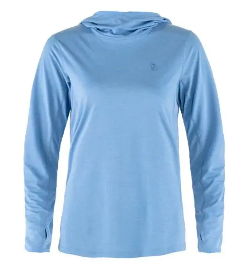 Fjällräven Abisko Sun-hoodie W - maglia a maniche lunghe - donna Blue