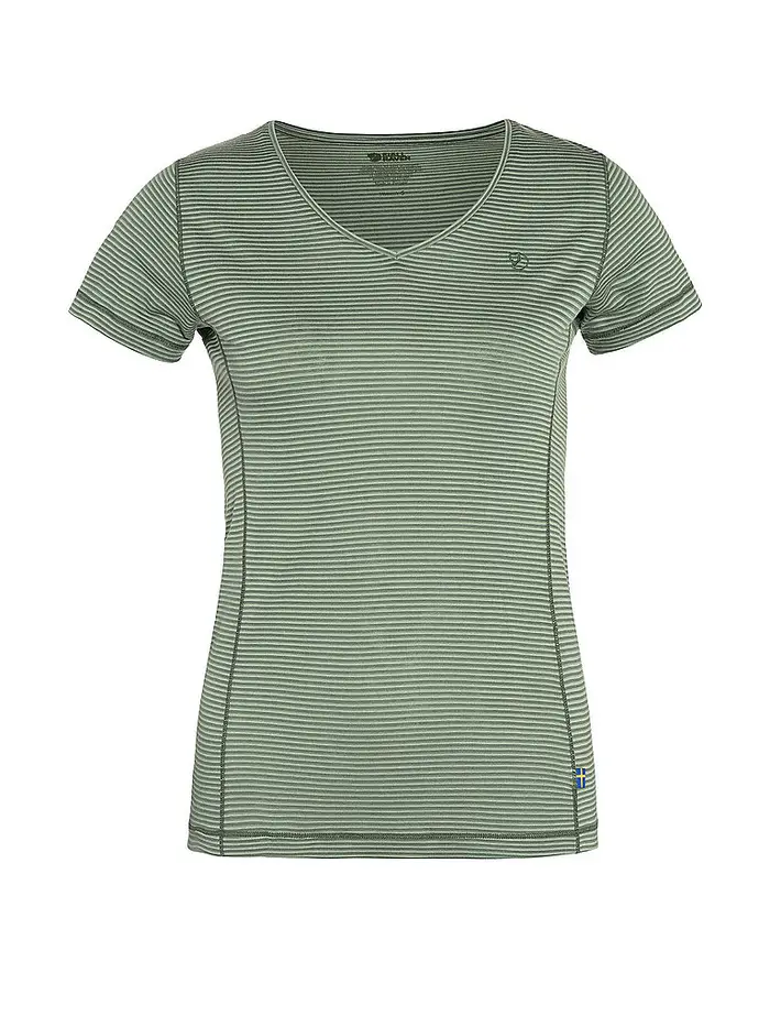 T-shirt da donna Abisko Cool W verde chiaro | XL