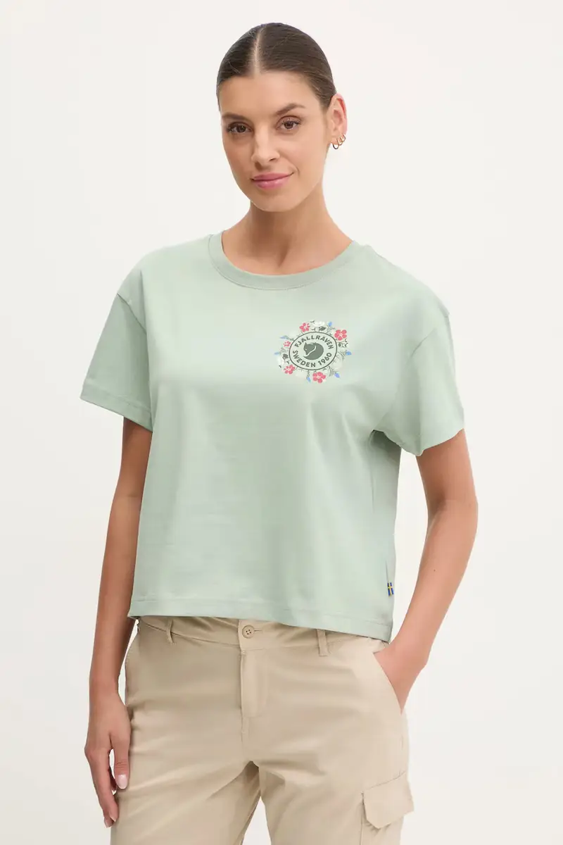 Fjallraven T-shirt Verde 4151231