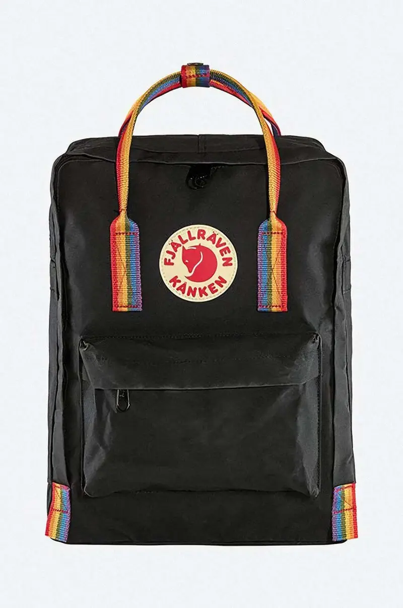 Fjallraven zaino Kanken Rainbow Nero