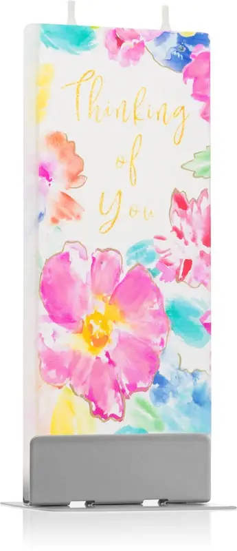 Flatyz Greetings Thinking Of You Candela Decorativa 6X15 Cm