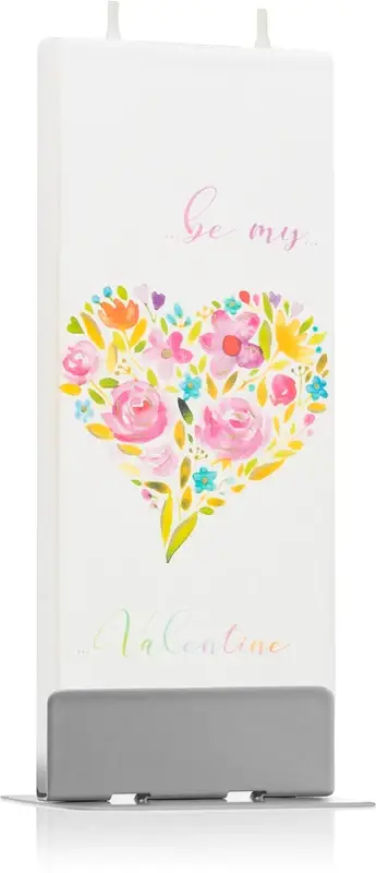 Flatyz Holiday Be My Valentine Candela Decorativa 6X15 Cm