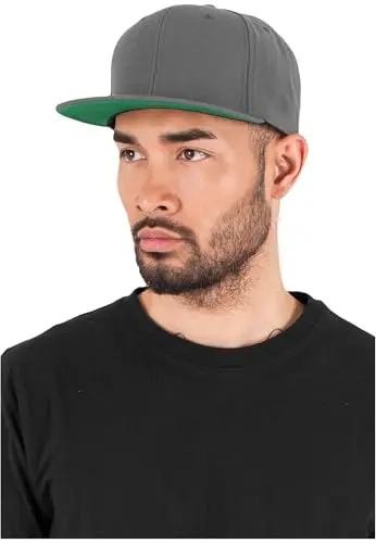 Flexfit Classic Snapback Cap, Mütze Unisex Kappe für Damen und Herren, One Size, Farbe darkgrey