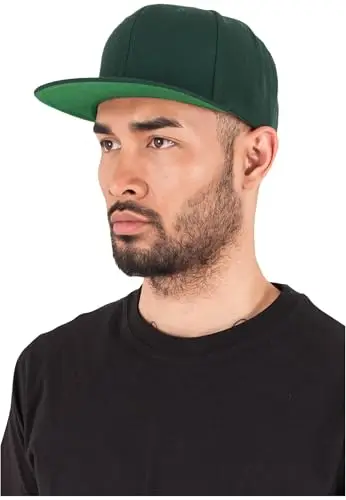 Flexfit Classic Snapback Cap, Mütze Unisex Kappe für Damen und Herren, One Size, Farbe spruce