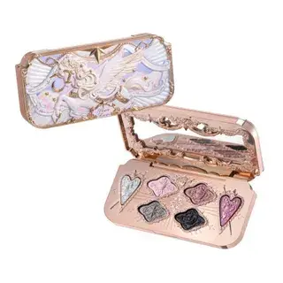 Knight Unicorn 6-Color Satin Makeup Palette - 3 Types 02 Moon Sprite